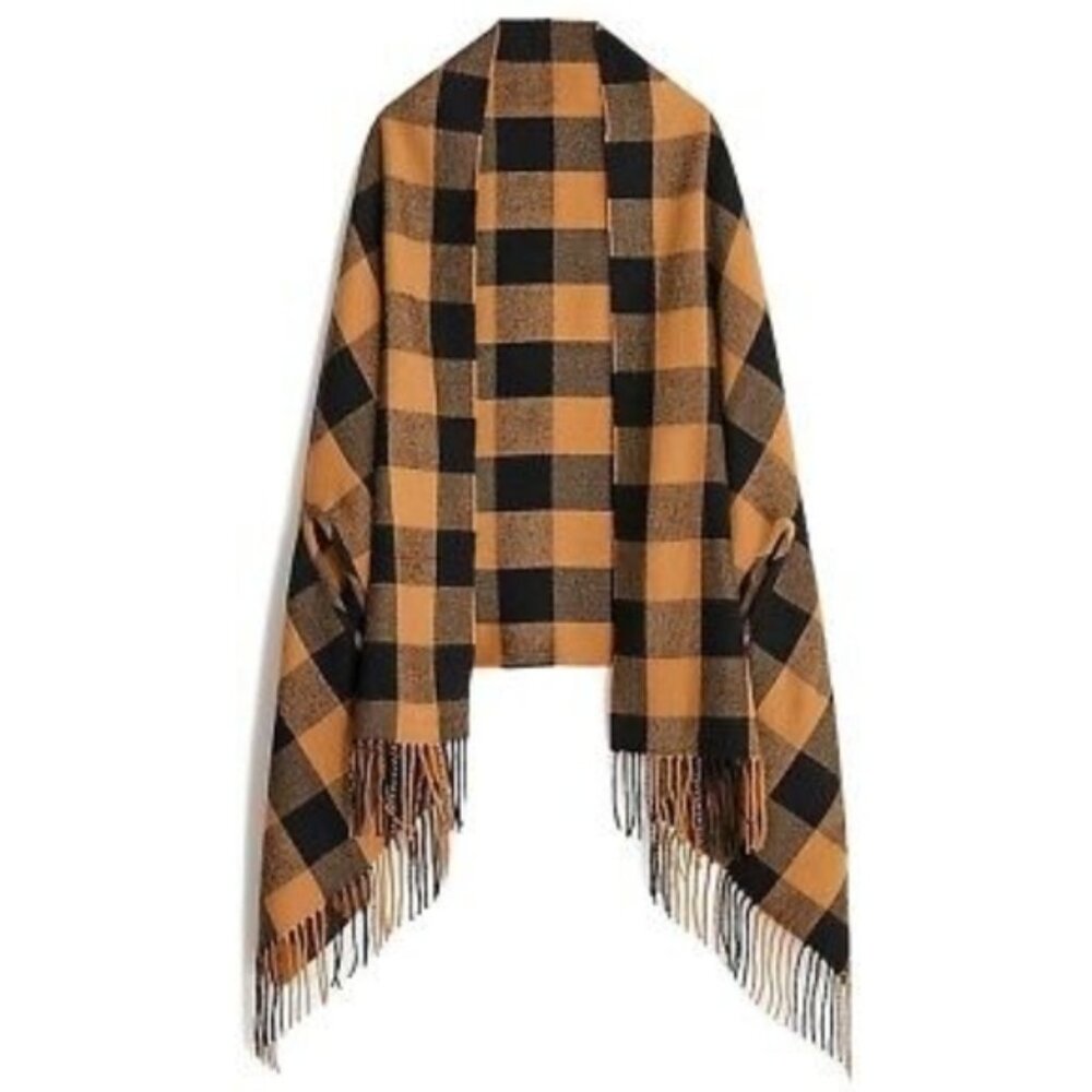 J. Crew Plaid Cape Scarf